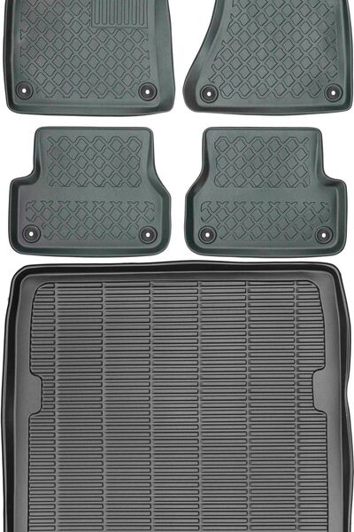 Max-Dywanik Audi A6 C7 Sedan din 2011-2018 SET - covorașe auto + covoraș port...
