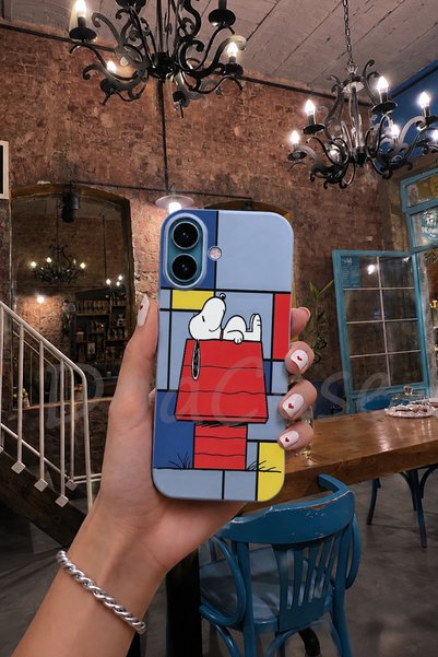 DoaCase iPhone 16 Uyumlu Bebek Mavisi Renkli Lansman Telefon Kılıfı