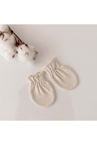 Naturaborn Gots Organic Certified Elastic Baby Gloves