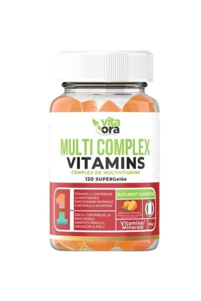 vita ora Multicomplex Vitamins, Orange Flavor - Vita Ora, 120 jellybeans