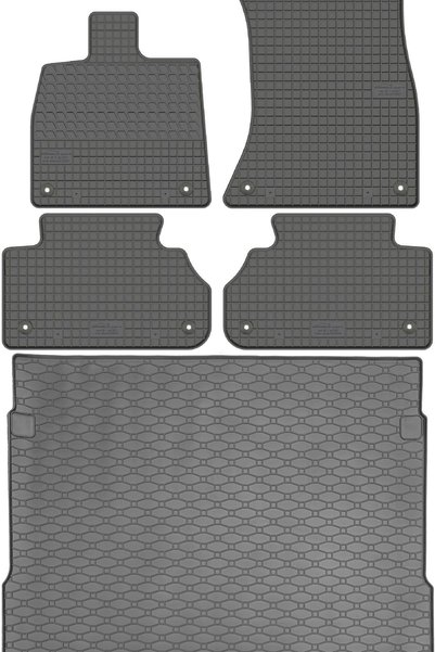 Max-Dywanik Audi Q5 II SUV din 2017 SET - covorașe auto din cauciuc + covoraș...