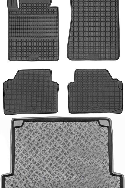 Max-Dywanik BMW 3 E91 Touring din 2005-2013 SET - covorașe auto din cauciuc +...