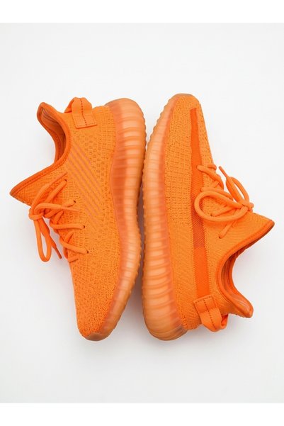 Zerenyus Yezzi Premium Kalite Triko Ultra Rahat Unisex Günlük Sneaker - Turuncu