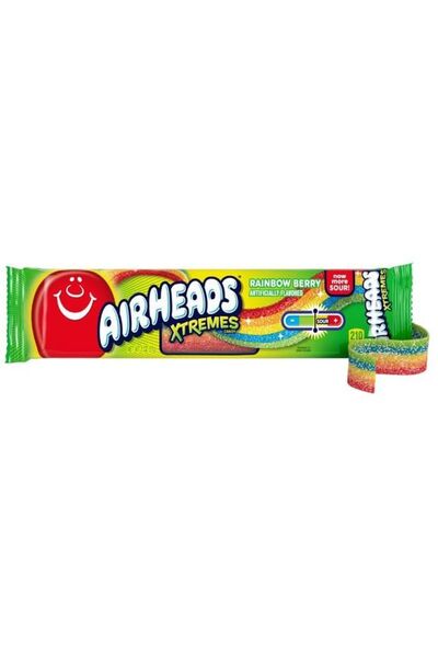 Air Heads Airheads Xtremes Rainbow Berry Candy 57g
