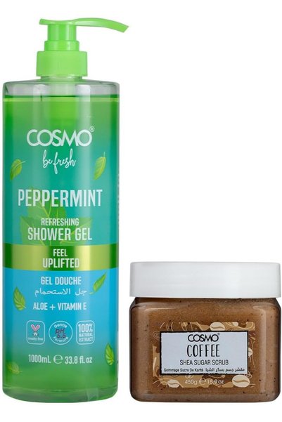 CD Cosmo Designs Cosmo Skin Care Be Fresh Peppermint Refreshing Shower Gel 10...