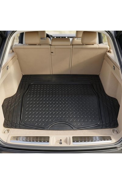 AutoFamily Auto Family Car Boot Mat, Heavy Duty Waterproof Trunk Liner, Anti-...