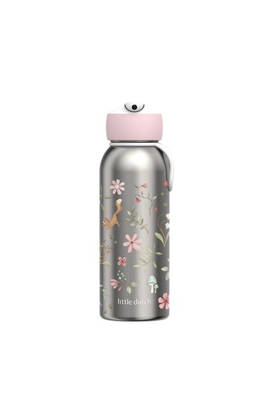 Little Dutch - ανοξείδωτο μπουκάλι - θερμός flip-up campus 350 ml - fairy won...