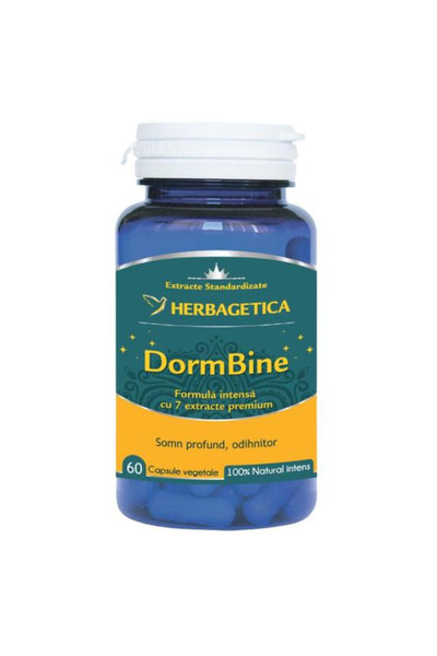 herbagetica Supliment Alimentar DormBine, 60 capsule