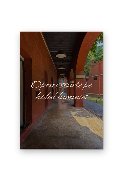 OEM Poster Cardboard 250g A4, Wall art with quote Short stops in the bright h...