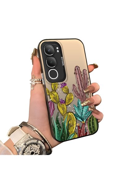 ucuc Vivo Y29 5g(V2420) Compatible Acrylic Hard Back Panel with Silicone Edge...