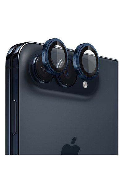 BLUEO iPhone Duo Camera Sapphire Glass Case, Blue