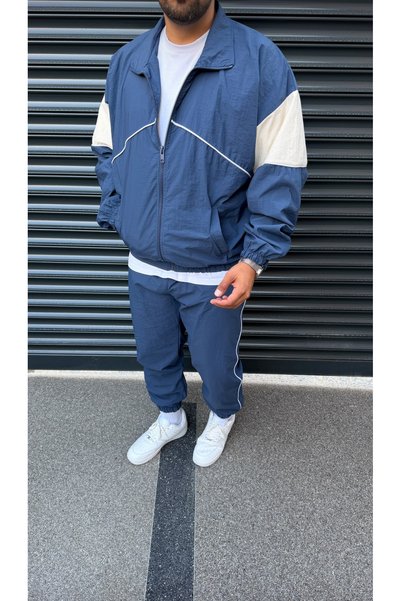 Genel Markalar 80’s Vintage Paraşüt Kumaş Oversize Eşofman Takımı