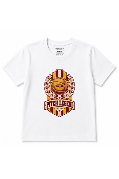 Rabona Fashion Pitch Legend – Vintage Football Heritage Kids Graphic T-Shirt