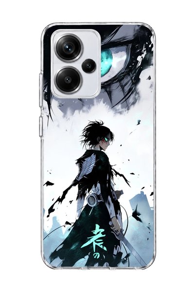 lelia Redmi Note 13 Pro Plus 5g Compatible Anime Turquoise Eye Printed Transp...