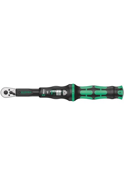 wera Reversible ratchet torque wrench, 290mm, 1/4", 2.5-25 Nm, Click-Torque A5