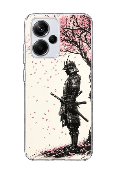 lelia Redmi Note 13 Pro Plus 5g Compatible Samurai Cherry Wood Printed Transp...