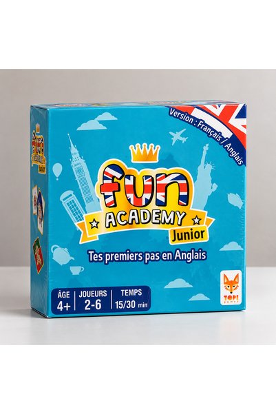 Generic Brand Joc educativ Fun Academy Junior – Franceză–Engleză, TOPI Games,...