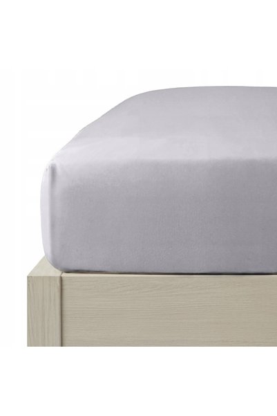 Nitki Cearceaf flanel cu guma Spod Igly i 160x200cm, gri, 30cm inaltime
