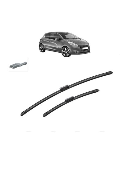 Bosch Set de 2 ștergătoare de parbriz PEUGEOT 208 I (CA, CC) 2012-2019, Aerotwin