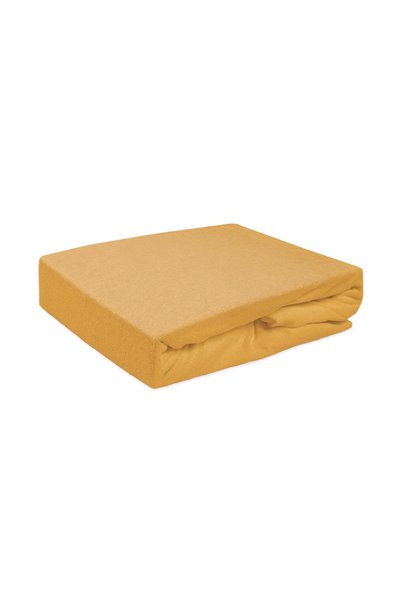 Darymex Cearsaf din Terry cu banda elastica 160x200 mustar