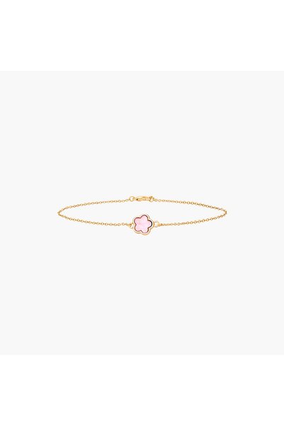 Lifestyle Metallic Clover Charm Bracelet