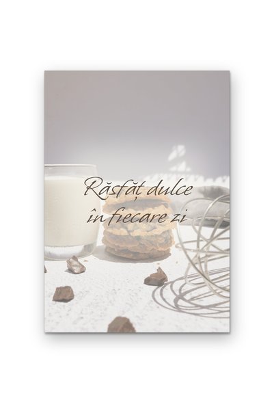 OEM Poster Carton 250g Răsfăț dulce în fiecare zi, Citat motivational, A4