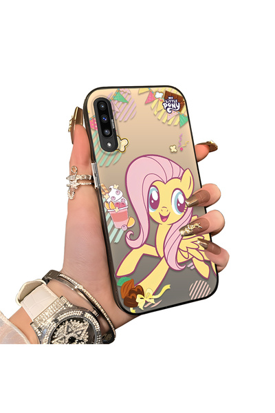ucuc حافظة هاتف بنمط Fluttershy متوافقة مع سامسونج جالاكسي A50/A50S/A30S مع ل...