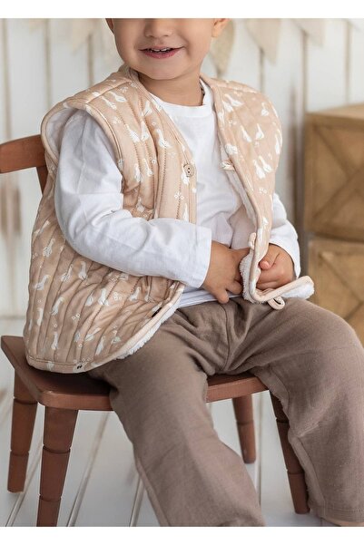 Kirazkids Duck Patterned Plush Baby Vest