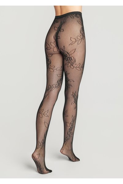 Marilyn Dresuri plasă Charly I015 cu model floral cu frunze