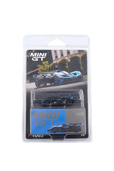 mini gt 164 Bugatti Bolide Presentation - Blister Paket Mgt01063-Bl