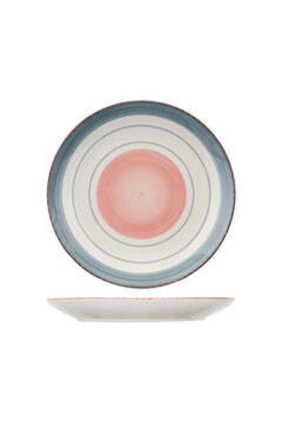 Cosy & Trendy Farfurie ceramică roz/multicoloră Ø27 cm Larissa Cosy&Trendy