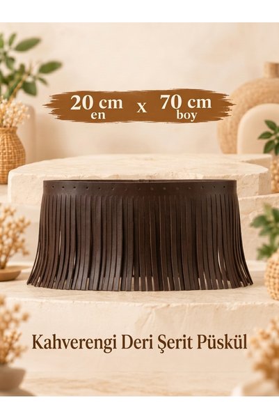 SEM AKSESUAR Leather Knitting with Tassels