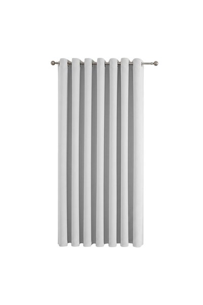 OtherMax Draperie Simplă Opacizantă Termoizolantă Gri 132 x 158 cm