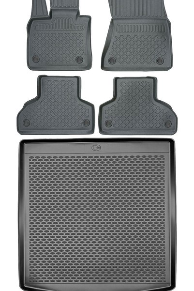 Max-Dywanik BMW X6 F16 SUV din 2014-2019 SET - covorașe auto + covoraș portbagaj