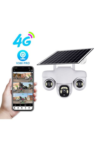 BlueFire Solar Security Camera Outdoor - Wireless CCTV Camera with Human Dete...