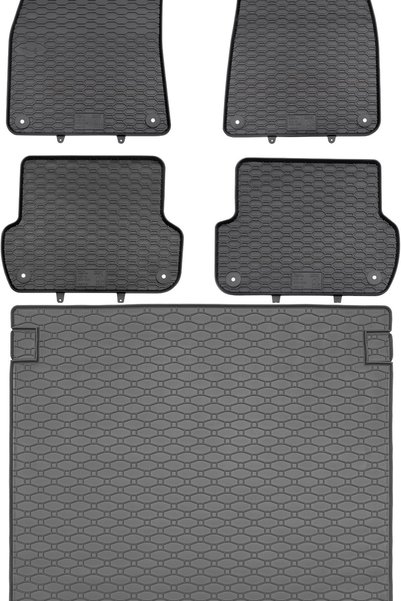 Max-Dywanik Seat Exeo Kombi din 2009-2013 SET - covorașe auto din cauciuc + c...