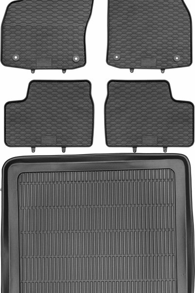 Max-Dywanik Opel Astra III H Kombi din 2004-2009 SET - covorașe auto din cauc...