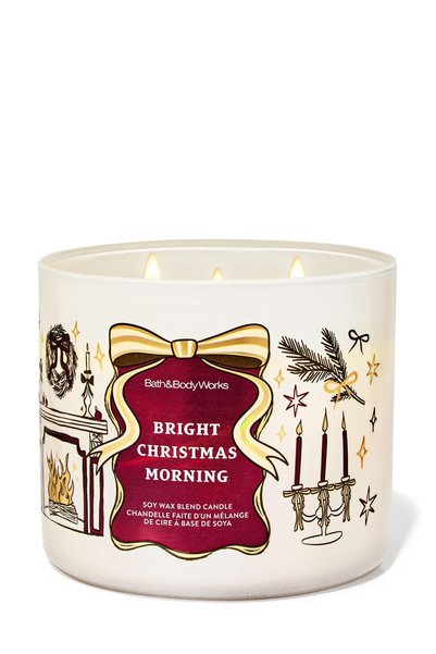 Bath & Body Works Bright Christmas Morning Büyük Mum 411 g