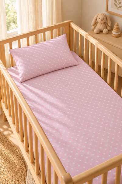 Cotton Collection طقم ملاءات سرير للأطفال من رانفورس مصنوع من القطن بنسبة 100...