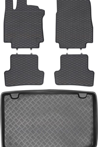 Max-Dywanik Renault Clio IV Hatchback din 2012-2020 SET - covorașe auto din c...