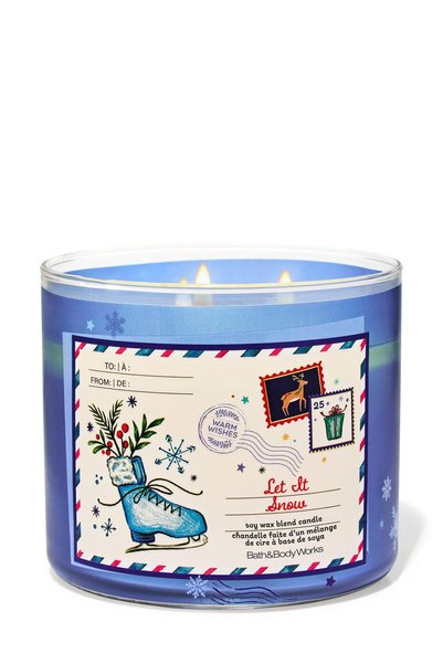 Bath & Body Works Let It Snow Büyük Mum 411 g