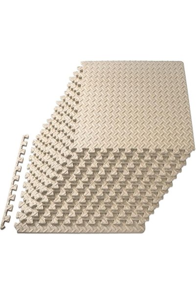 GENERAL Gym Floor Mat High Density Eva Foam Mat Exercise Equipment Interlocki...