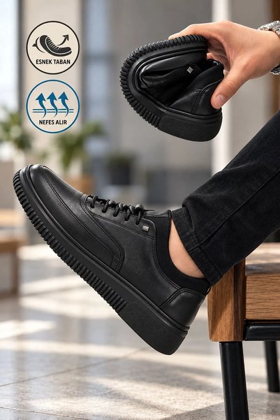 Deri De Luxe Comfort Hakiki Deri Erkek Ayakkabı