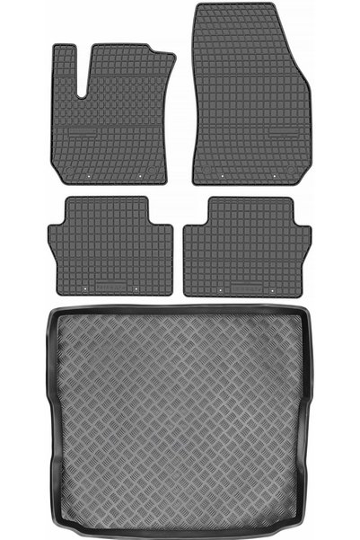 Max-Dywanik Opel Zafira B Monovolum din 2005-2011 SET - covorașe auto din cau...