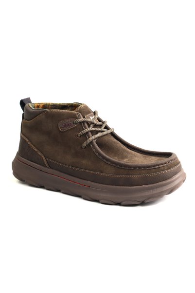JEEP Ghete barbati piele naturala JM62021A-DARK BROWN-40