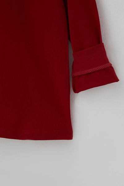 Breeze Girl's Long Sleeve T-Shirt Basic 3-12 Years, Red