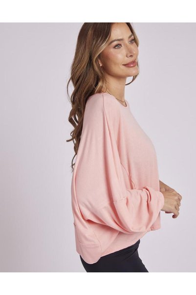 Onzie Om Top Peach Quartz Sweatshirt
