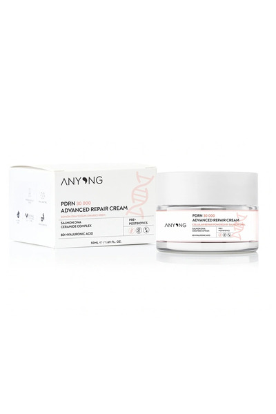 Anyong Care كريم إصلاح البشرة PDRN 30000 بالحمض النووي للسلمون، كريم مرطب لإص...