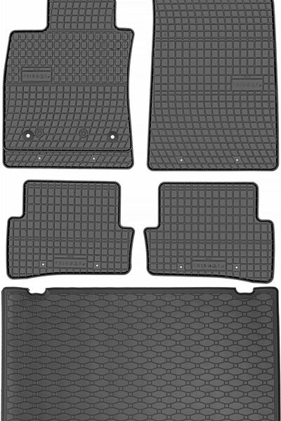 Max-Dywanik Renault Clio IV Hatchback din 2013-2019 SET - covorașe auto din c...