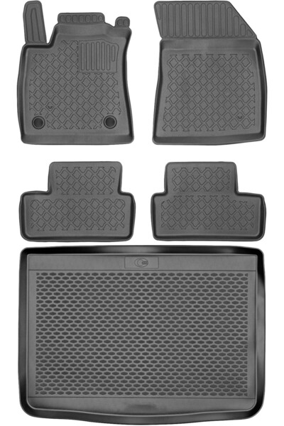 Max-Dywanik Renault Megane IV Hatchback din 2016 SET - covorașe auto + covora...